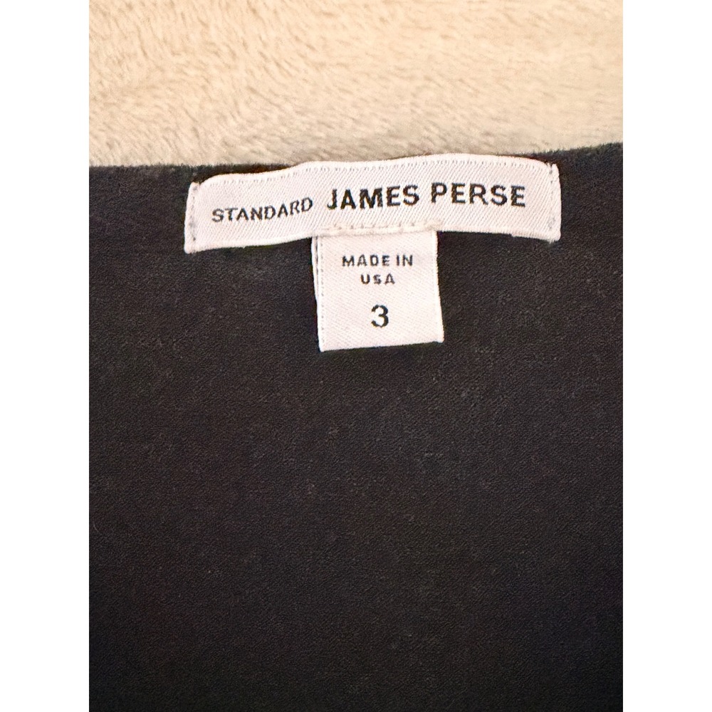 James Perse Standard Charcoal Gray Hooded Boat Neck Pullover Size 3/US Large - Picture 5 of 8